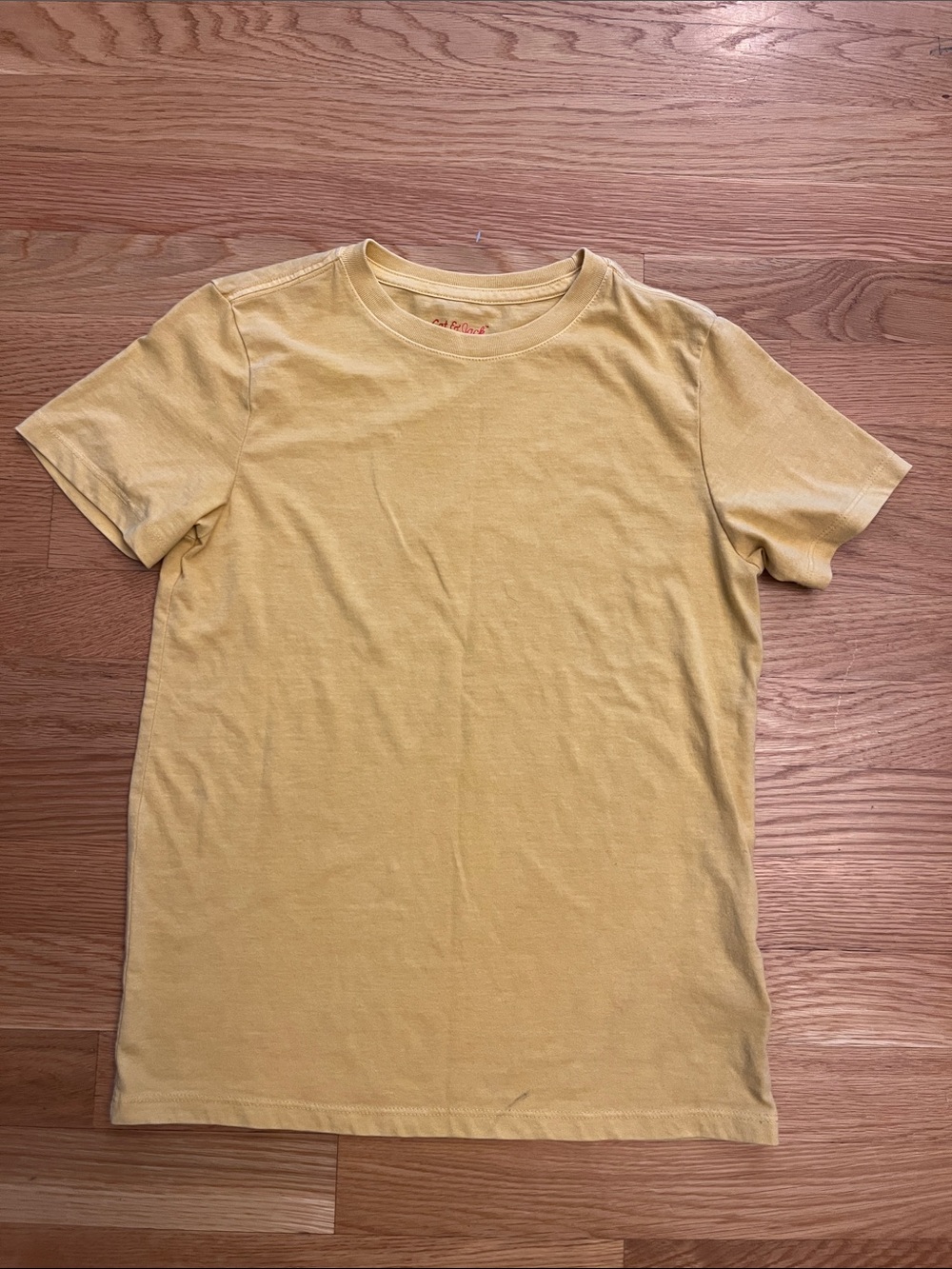 Cat & Jack Yellow Short Sleeve Crew T-Shirt